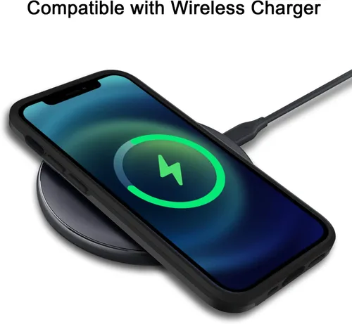 Vista 6 de Funda compatible con iPhone 11, protección resistente, a prueba de golpes, a prueba de caídas, a prueba de polvo, antiarañazos, para 11, color negro