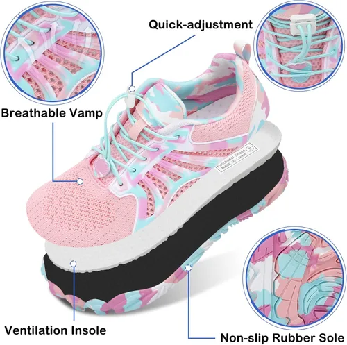 Vista 4 de Scurtain - Zapatos unisex para hombre y mujer, atléticos, para senderismo, de agua, de secado rápido, descalzos, zapatos acuáticos, zapatos