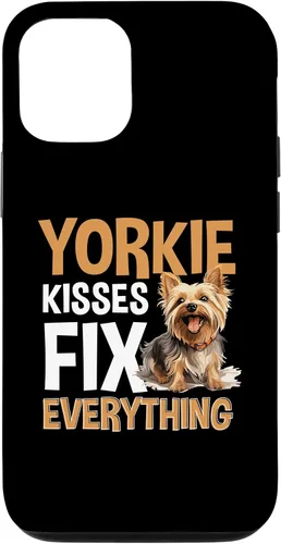 Vista 27 de Funda para iPhone 13 Pro Max Yorkshire Terrier Dog Yorkie - Yorkie kisses arreglar todo