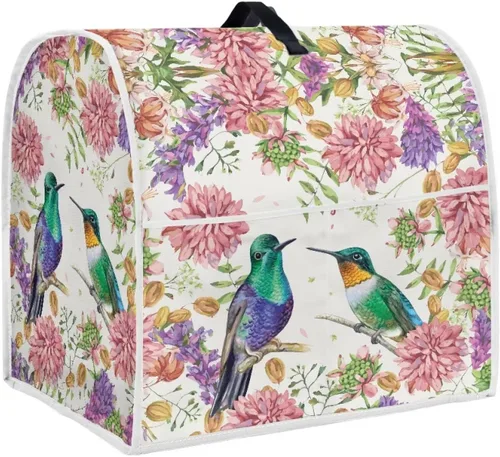 Vista 28 de Funda para batidora de pie de libélula bohemia compatible con mezclador de cocina de 4.5 a 5 cuartos de galón, a prueba de polvo, cubierta