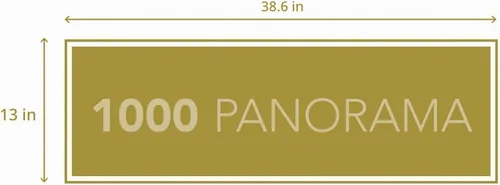 Vista 3 de Clementoni 61883 61883-Jigsaw Panorama Harry Potter - Rompecabezas para adultos, 1000 piezas, multicolor