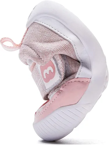 Vista 4 de BMCiTYBM Zapatos para bebé niño y niña, suaves, antideslizantes, ligeros, para caminar por el primer paso de 6, 9, 12, 18, 24 meses
