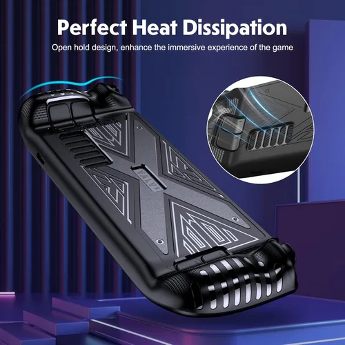 Vista 5 de Case for Steam Deck SENQAO TPU Protective Cover Case Compatible with Steam Deck Shock-Absorption Non-Slip and Anti-Scratch Design Cover Protector