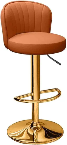 Vista 14 de N/A - Silla de mostrador de desayuno, taburete de bar giratorio ajustable 24.8-32.7 in, taburete de cocina para el hogar, comedor, para islas