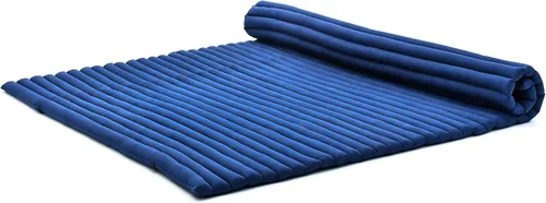 Vista 17 de Leewadee - Colchón de piso plegable - Futón japonés enrollable -Alfombra de tatami triple pliegue - Cama de piso para invitados - Colchón de camping