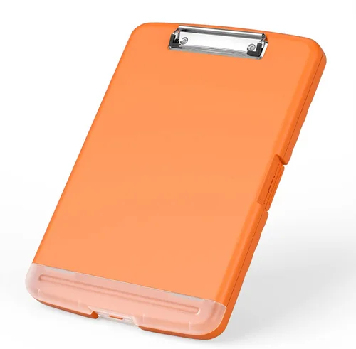 Vista 8 de Rimilak Portapapeles de plástico con almacenamiento, portafolio de enfermería de alta capacidad 8.5 x 11 con soporte para bolígrafo, tamaño 14.2 x