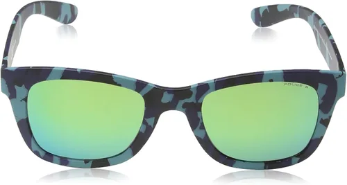 Vista 2 de Police S1944 50GE1V Wayfarer Gafas de sol, camuflaje azul y verde