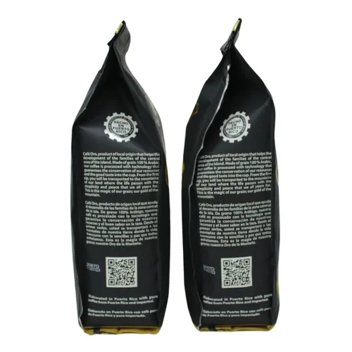Vista 2 de Café de Oro de Puerto Rico - Granos de café expreso tostado puertorriqueño por Cafe Oro Puerto Rico Inc - 8.8 oz (2 paquetes)
