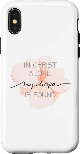 Vista 5 de in Christ Alone My Hope is Found Jesus Christian Phone Case for iPhone 17