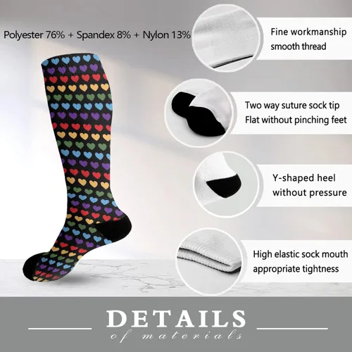 Vista 6 de devor Crew Socks for Women Casual for Women's Socks Rain Boot Socks Funny LGBT LGBTQ love is love lesbian gay Prides bi Prides Socks