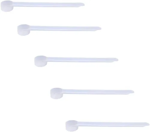 Vista 27 de Cuchara de plástico de mango largo, cucharas medidoras para polvos y gránulos, café, alimentos para mascotas, granos, proteínas, especias y otros