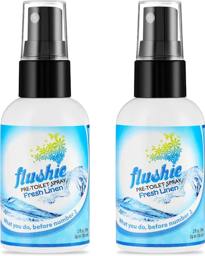 Vista 20 de Flushie - Aerosol preinodoro para desodorante de olores de inodoro... (lavanda, paquete de 2)