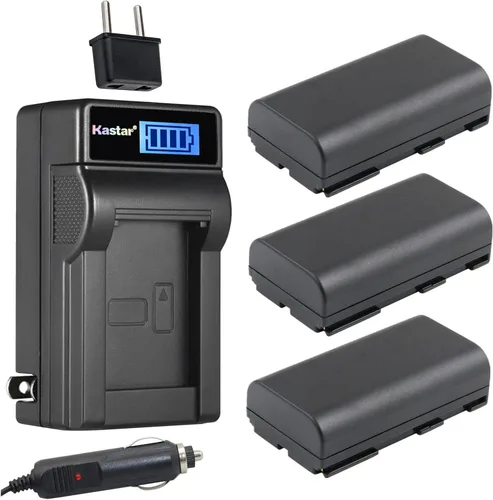 Vista 6 de Kastar BP-911 BP-915 Cargador de batería LCD AC compatible con Canon BP-970 BP-970G BP-975, BP-945 BP-950 BP-950G BP-955, BP-930 BP-935, BP-925