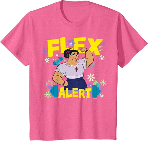 Vista 51 de Disney Encanto Luisa Madrigal Flex Alert Camiseta, Negro