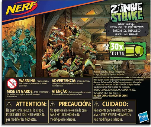 Vista 3 de Nerf Zombie Strike Dart Recarga Pack