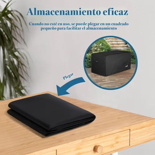 Vista 4 de Cubierta para caja de cubierta, impermeable 600D Oxford, 52 x 27 x 27 pulgadas