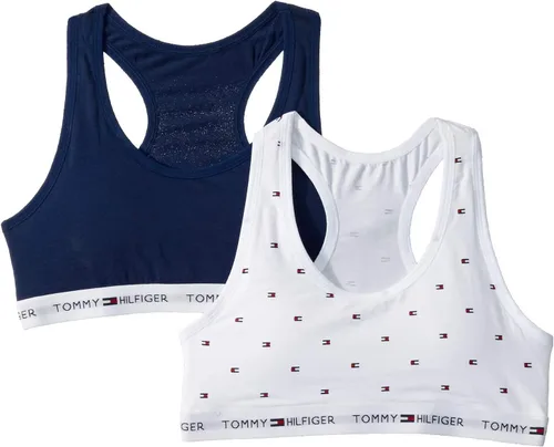 Vista 13 de Tommy Hilfiger Paquete de 2 brasieres sólidos para niñas (niños pequeños/niños grandes)