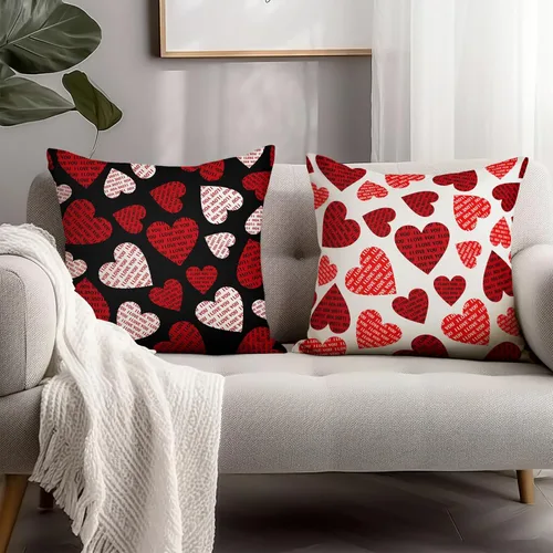 Vista 87 de Juego de 2 fundas de almohada de 16 x 16 pulgadas, diseño patriótico de bandera estadounidense con estrellas para exteriores, estilo casa de campo