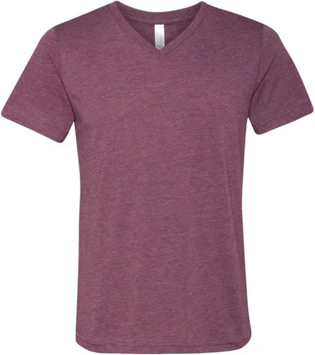 Vista 251 de Bella Canvas 3413c para hombre (1) Triblend verde + (1) Triblend rojo