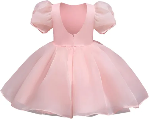 Vista 4 de Reokoou Princess Set Girl First Dress Princess Crowns Green Gown Pink Lace Dress Party Play Juguetes De Princesas