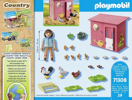 Vista 5 de Playmobil Casa de gallina