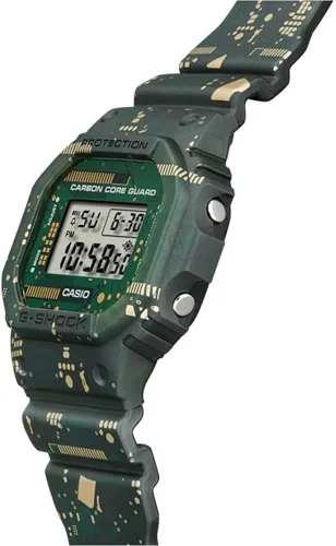 Vista 2 de Casio G-Shock - Reloj de cuarzo para hombre con correa de plástico color verde 24 modelo DWE-5600CC-3ER