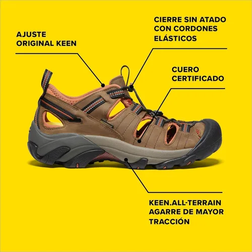 Vista 7 de KEEN Sandalias de senderismo Arroyo 2 con punta cerrada para hombre