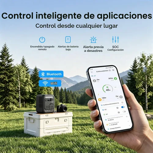 Vista 7 de BLUETTI Elite 100 mini estación eléctrica portátil para acampar 1004.8Wh