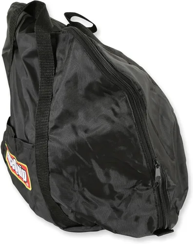 Vista 3 de RaceQuip 300003RQP - Bolsa para casco, forro polar, cierre de cremallera, nailon, color negro