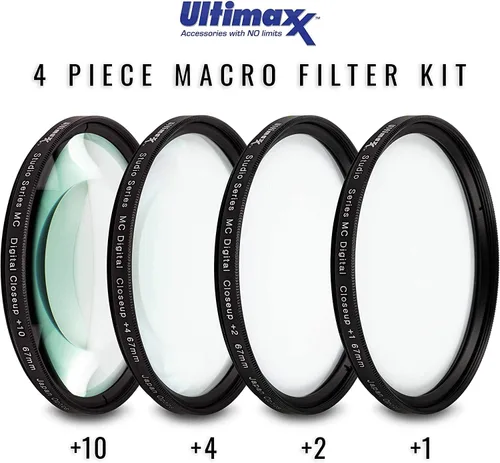 Vista 4 de Ultimaxx Kit completo de accesorios de filtro de lente de 2.283 in para lentes con tamaño de filtro de 2.283 in diseñado específicamente para: Canon