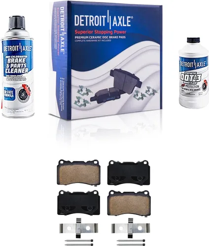 Vista 119 de Detroit Axle - Pastillas de Freno Delantero Izquierdo Reemplazo de Pinza de Disco para Ford Fusion Mazda 6 Lincoln MKZ Mercury Milan 2006-2012