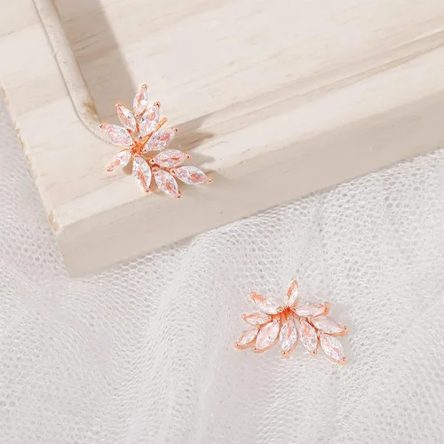 Vista 7 de Prom Earrings Bridesmaid Gifts for Wedding Day Silver Rhinestone Earrings Prom Jewelry Sets Prom Dresses 2024
