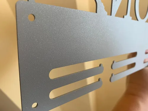 Vista 8 de Soporte personalizado para medallas de gimnasia, nombre personalizado, colgador de medallas de metal deportivo para pared, marco de exhibición
