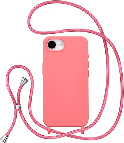Vista 48 de ZTOFERA Funda para iPhone Air con correa, funda cruzada para teléfono con cordón ajustable para el cuello en los hombros, silicona suave a prueba