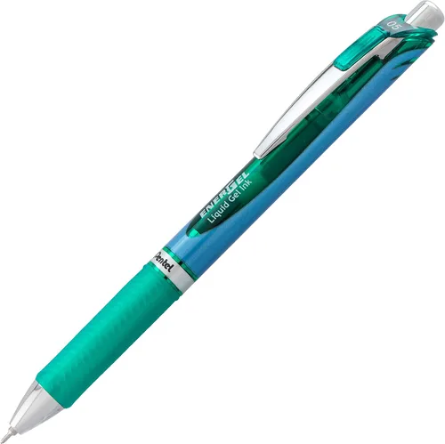 Vista 5 de Pentel EnerGel RTX - Bolígrafo de gel líquido retráctil, punta fina de 0.5 mm, punta de metal, tinta de colores surtidos, paquete de 5