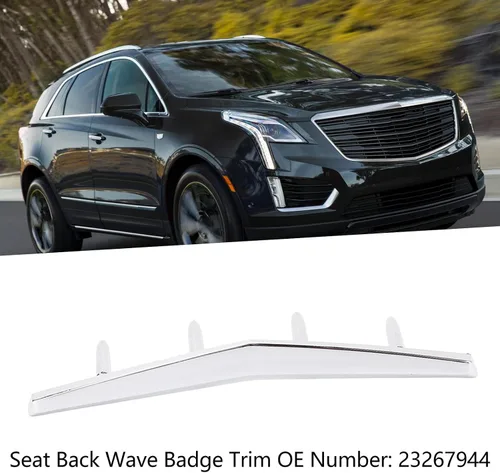 Vista 4 de Emblema de respaldo de asiento 23267944 Interior Crest Shape Badge Trim para ATS XTS CT6