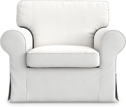 Vista 9 de MASTERS OF COVERS Ektorp - Funda de repuesto para sillón IKEA Ektorp (océano oscuro), no apta para sofá de la serie Uppland (solo funda de sillón)