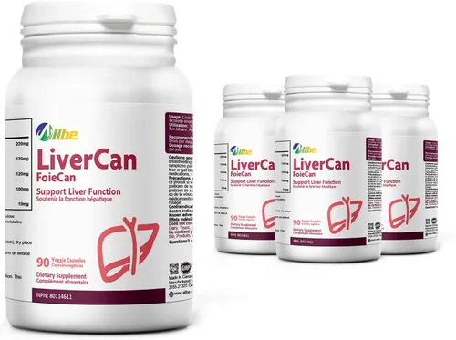 Vista 9 de Allbe LiverCan Capsules, 220 mg de cardo mariano (80% silimarina), 10 mg de L-glutatión, 120 mg de extracto de Wu Wei Zi y 120 mg de extracto