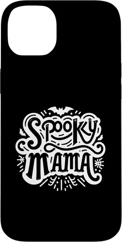 Vista 15 de Spooky Mama Halloween Mom Season Bat Mommy Parent Case for iPhone 16