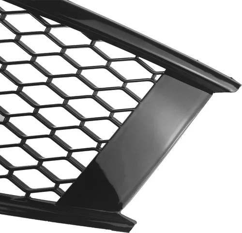 Vista 8 de Rejilla de parachoques delantero compatible con Infiniti 2008-2013 G37 Rejilla de parachoques de malla negro brillante