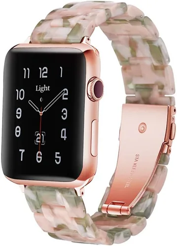 Vista 37 de Bandas para Apple Watch Light House - Correas de resina ligera de moda para iWatch para mujeres y hombres 38mm/40mm/41mm/42mm (Series 11 10)