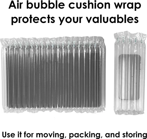 Vista 4 de Almohadas de aire para envío, bolsas de embalaje de aire transparente, burbujas de embalaje de plástico, bolsa de aire inflable