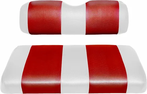 Vista 7 de Funda de repuesto para carrito de golf Club Car Precedent - Asiento de banco delantero - Vinilo marino premium - Costuras de 5 paneles - Instalación