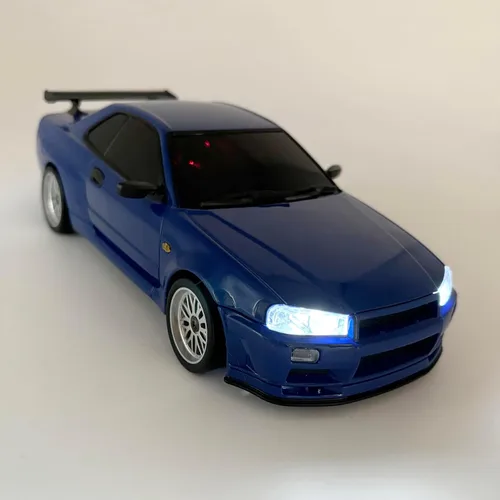 Vista 7 de Coche de deriva RC con giroscopio escala 1/18 LDRC Drift Car Control remoto