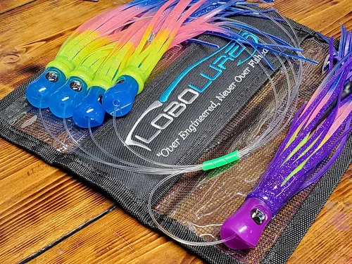 Vista 4 de Lobo Lures #207 Skipjack híbrido UV Big Game Trolling Lure - Señuelo para margaritas (8.0 in)