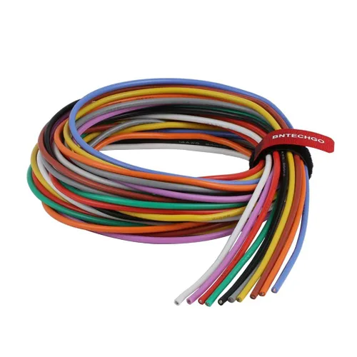 Vista 8 de BNTECHGO Cable de silicona paralelo flexible de calibre 14, 2 conductores, rojo y negro, alta resistencia, 200 grados C 600 V para cable de Alambre