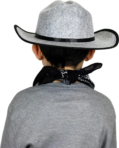 Vista 24 de Aeromax Sombrero de vaquero junior con pañuelo