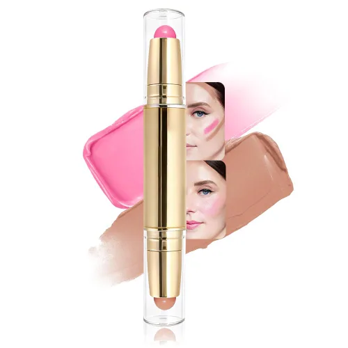 Vista 16 de evpct 2En1 Crema Barra de Contorno y Corrector para Maquillaje Facial Kit de Crema para Principiantes Crema de Contorno y Barra de Iluminación