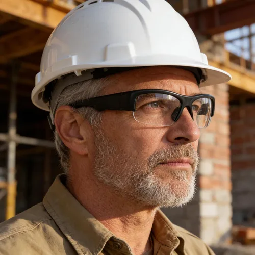 Vista 5 de 5BC gafas de seguridad Bluetooth para trabajo, audio inteligente, gafas con auriculares y micrófono, lente transparente