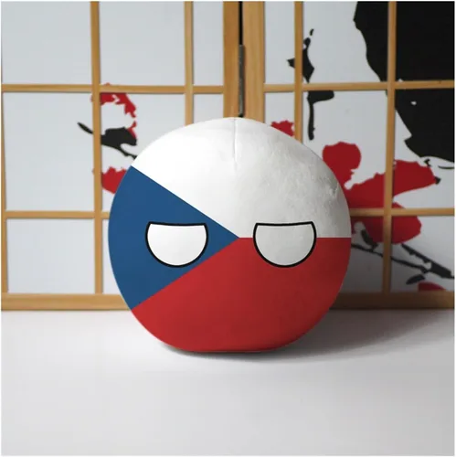 Vista 21 de Polandball Countryballs Muñeco de peluche Ucrania España Hungría Portugal Rumanía Grecia Austria México Polonia Ball (15,3.8 pulgadas)